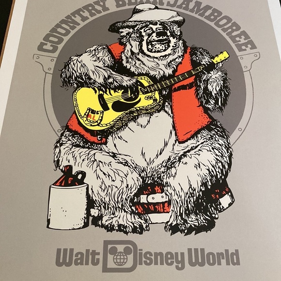 Disney Big Al County Bear Jamboree poster - Picture 5 of 8